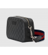 GG Borsa a tracolla nera Borsa Gucci UomoUomo
